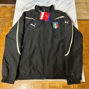 Puma BNWT 2010-2011 Italy National Football Team track jacket sz large black